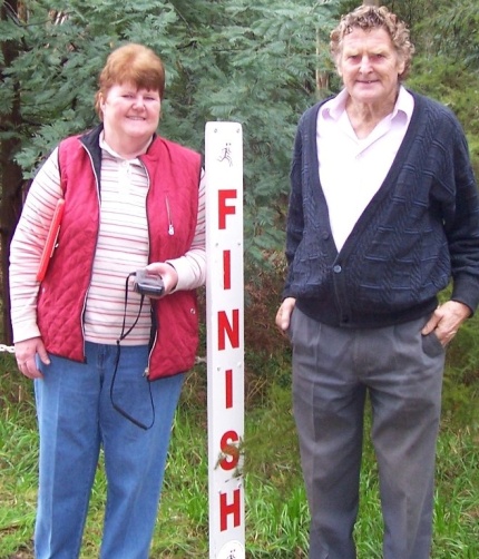 Norm with Janet McClure - The ritual tea & honey is never far away Norm with Janet McClure - The ritual tea & honey is never far away